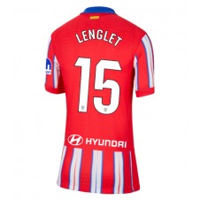 Atletico Madrid Clement Lenglet #15 Hjemmedrakt Kvinner 2024-25 Kortermet